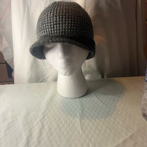 North Face Gray Knit Bucket Hat